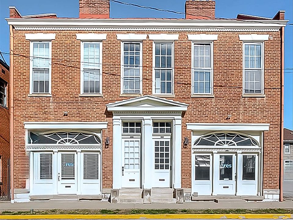 Beautiful brick street front across from The Kentucky History Center.