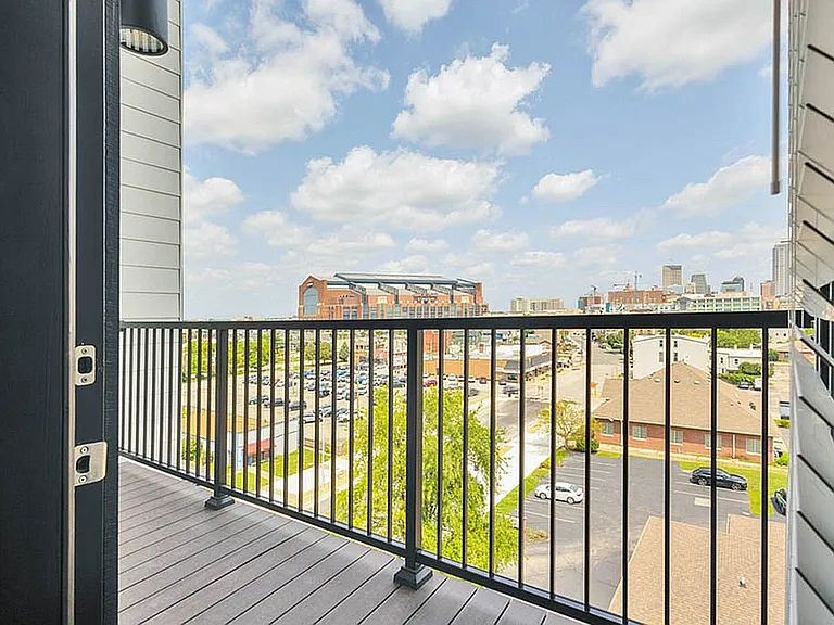 Apartment Balcony with City Views