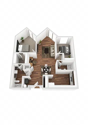 Floor plan 2X2