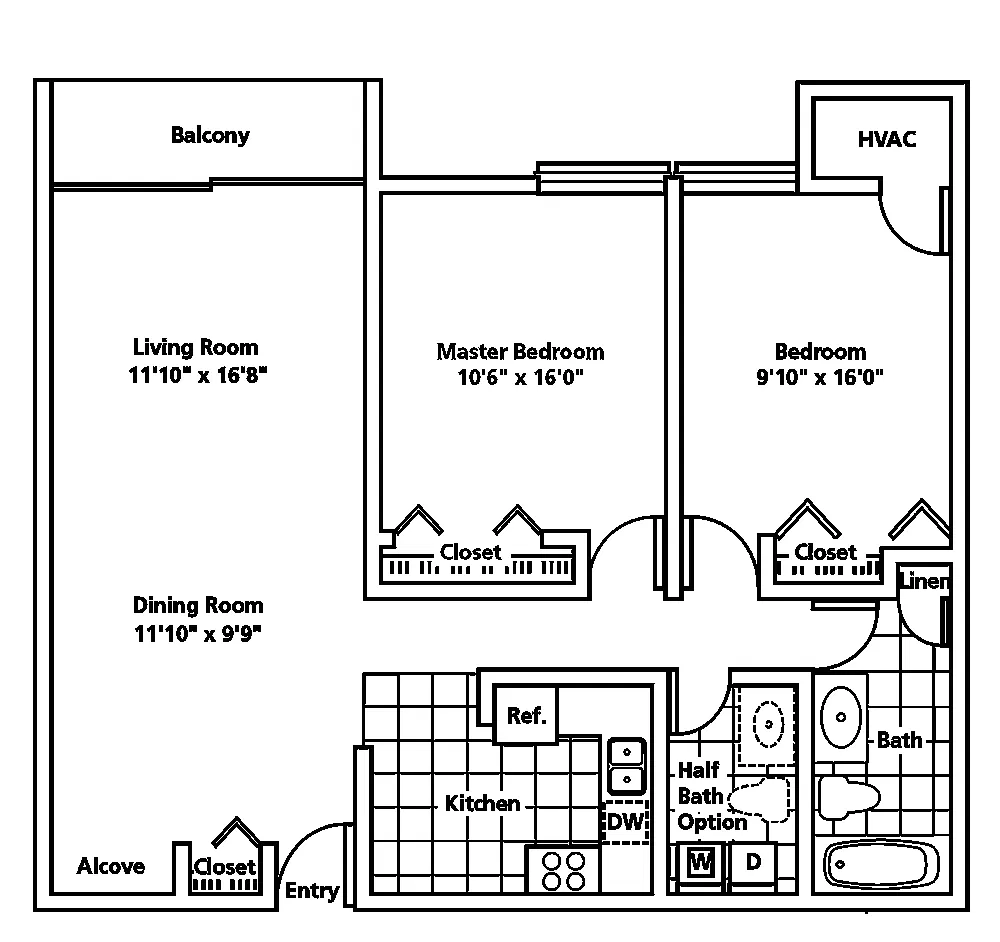 Floor plan Ashby