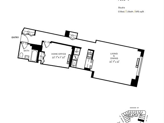 2nd image of 63 Wall St APT 420