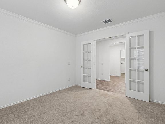 Study with French doors