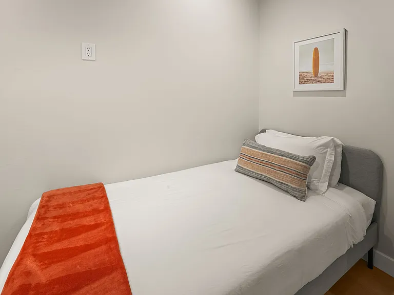 A single bed for one person to enjoy a restful night of sleep.