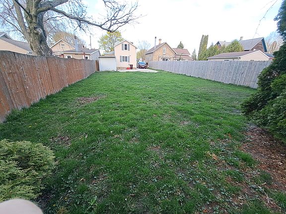 Large backyard