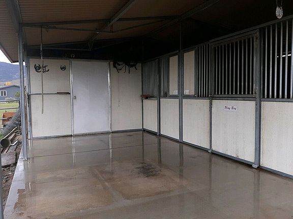 Enclosed tack room
