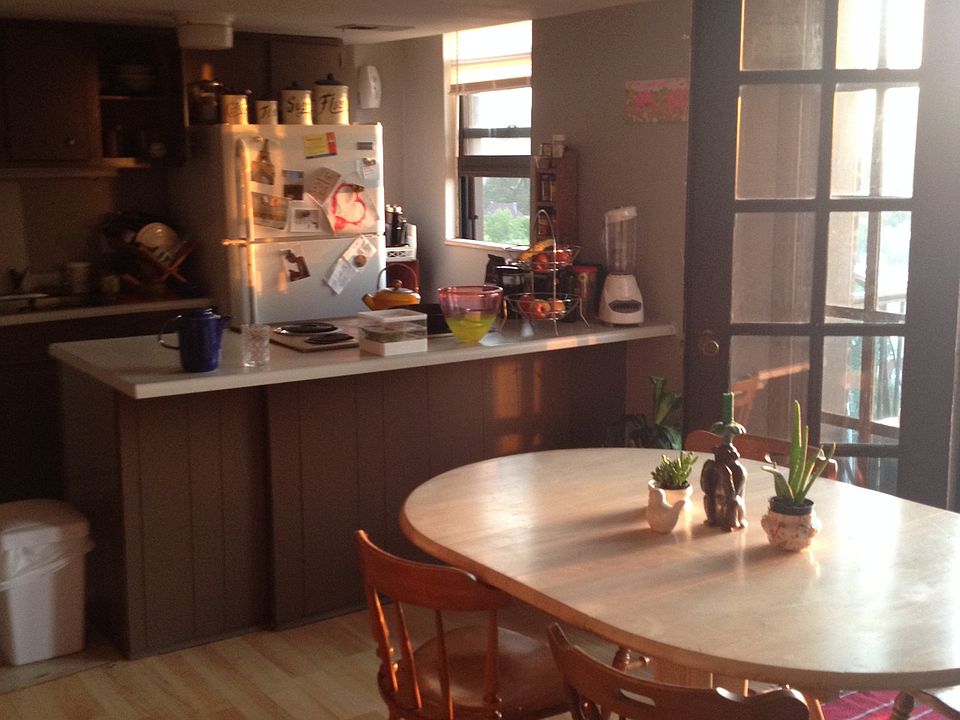 Living room and kitchen