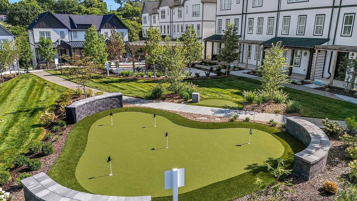 Putting Green - The Aria Townhomes