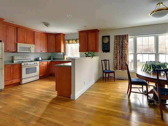 Warm toned cabinets