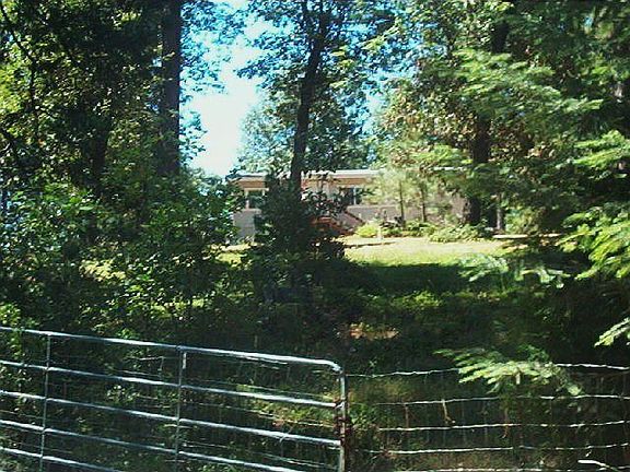 House from bottom of driveway