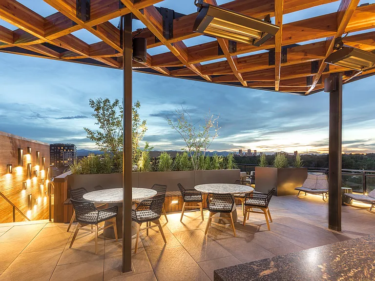 Enjoy a delightful meal under the open sky in our outdoor dining space