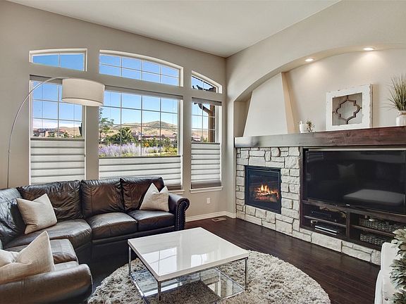 Great room/ Living area with view of Green Mountain!