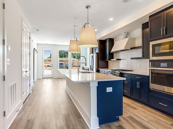 Loft pendants in kitchen