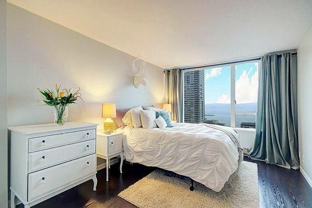 Bedroom with Puget Sound View