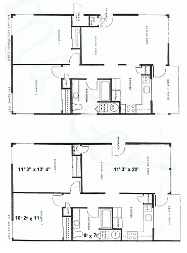 Floor plan 2bed