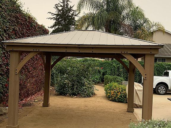 New Pergo barbecue area