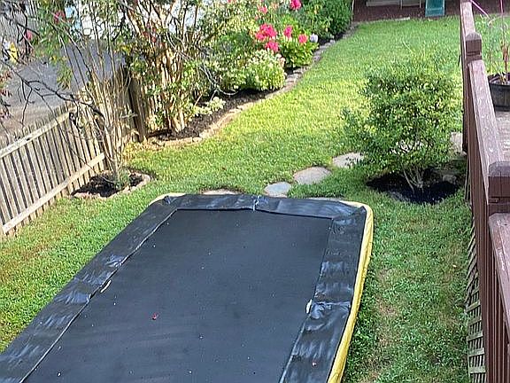 In-ground tramp for safety