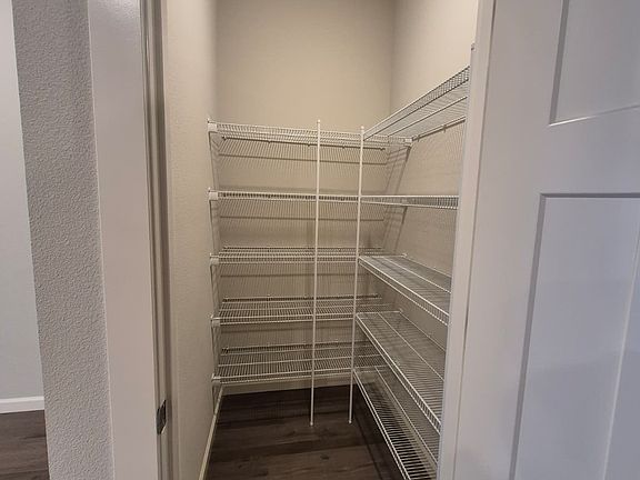 Pantry with lots of storage.