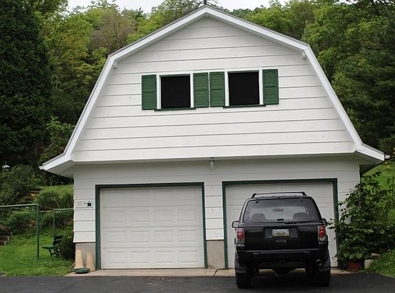 2 stall garage with storage