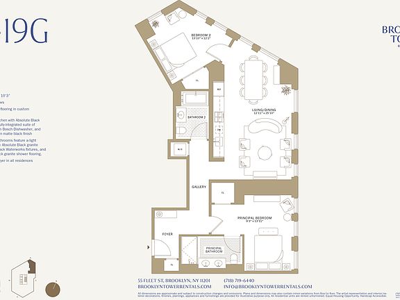 2nd image of 55 Fleet St #17G