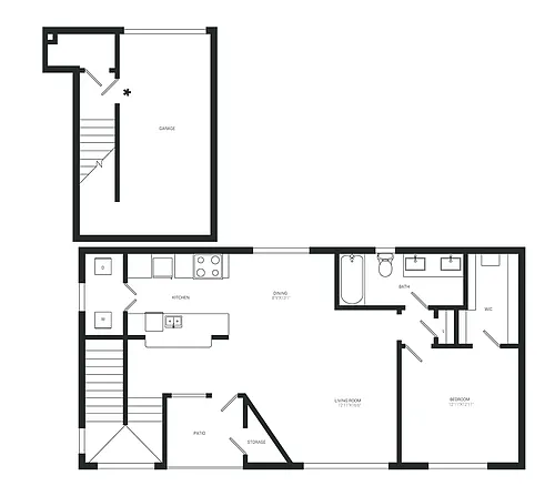 Floor plan Parkview - Garage