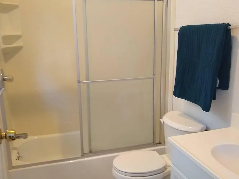 Bathroom attached to bedroom