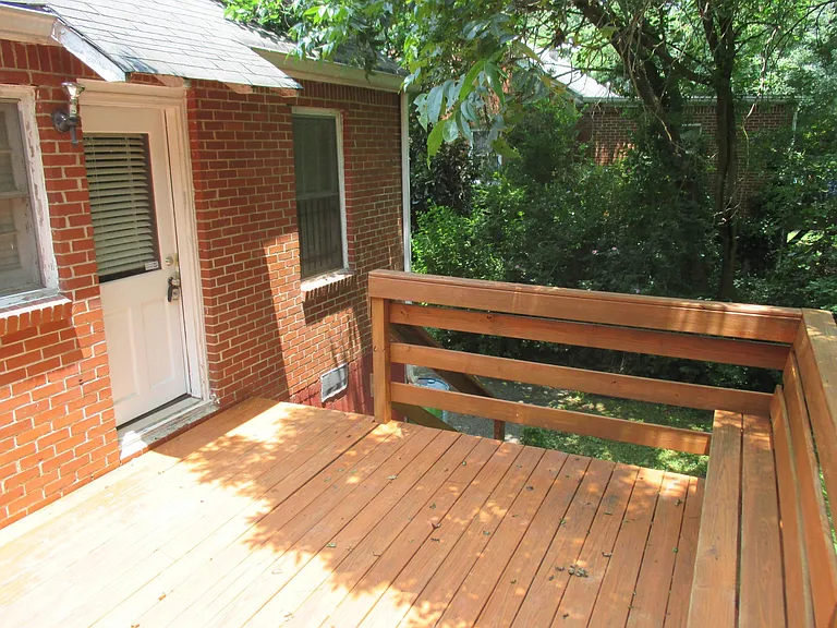 Deck and kitchen door
