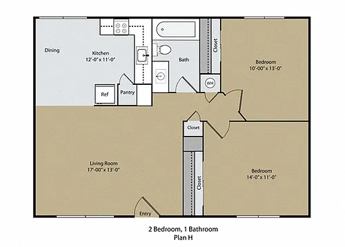 Floor plan H Plan