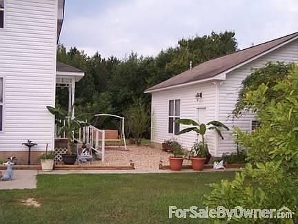 View between house and apartment