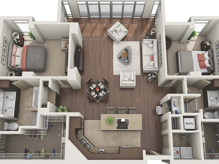2 Bedroom 2 Bath 2 Bedroom 2 Bath