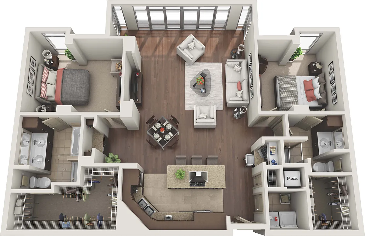 Floor plan B2R