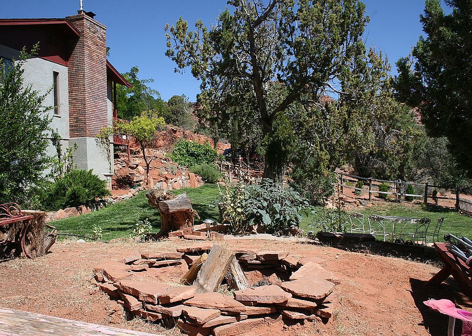 Fire pit area