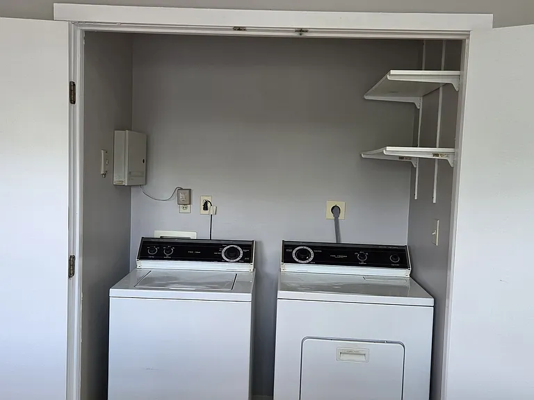 Washer and dryer