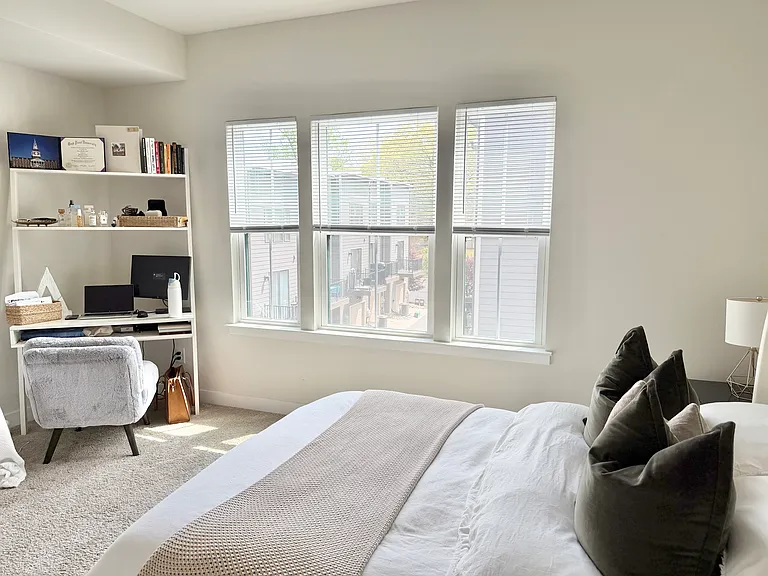 Master bedroom with natural light