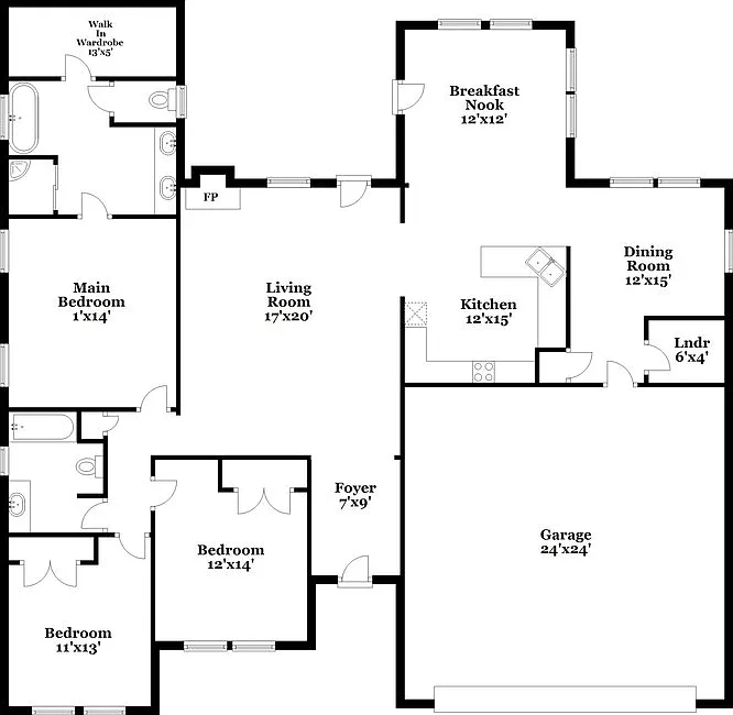3 bed, 2.0 bath, 1773 sqft, $2,095 — Photo 2