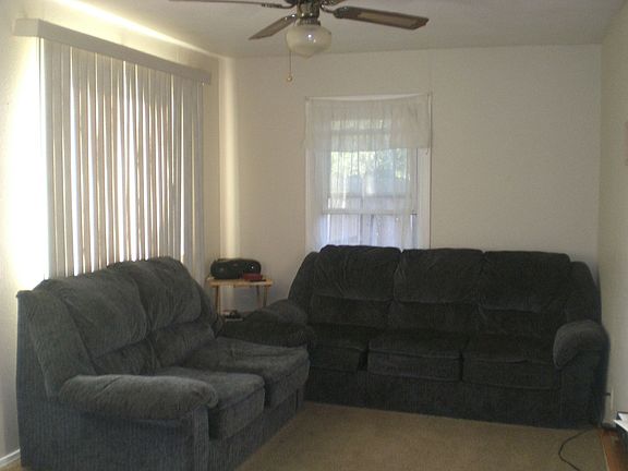 Living room open to kitchen