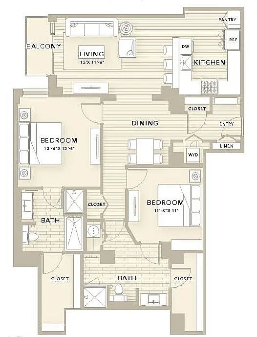 Floor plan B3