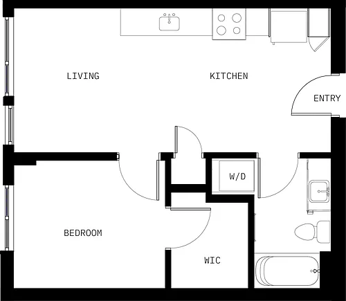 Floor plan A1 MFTE