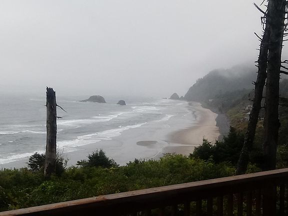 View from the deck. Sit and watch the astounding beauty right before you.