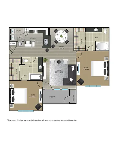 Floor plan B2