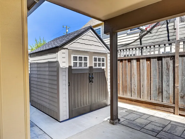 Brand New Large Exterior Storage Shed Included