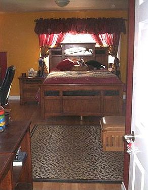One of the bedrooms