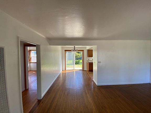 view from front door, east bedroom 1, dining room, facing east