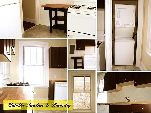 Eat-in Kitchen and Laundry