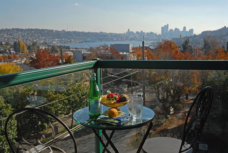 View from Living Room Window and Deck