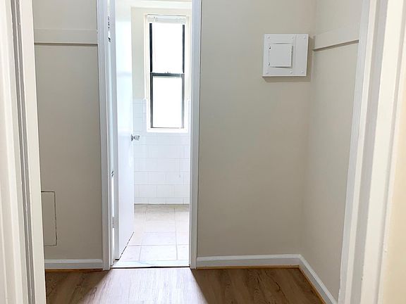 Large closet from foyer to bathroom