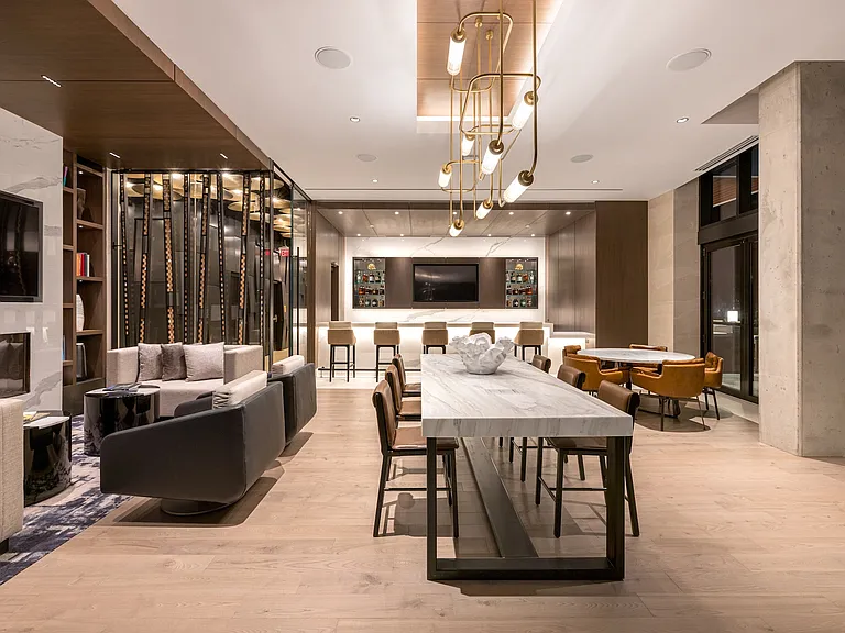 The Party Room at Three Light Luxury Apartments