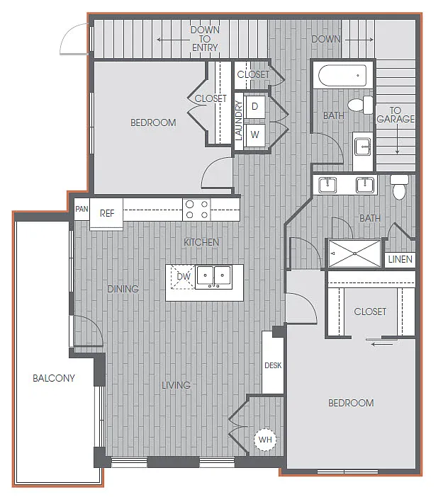 Floor plan 2X2