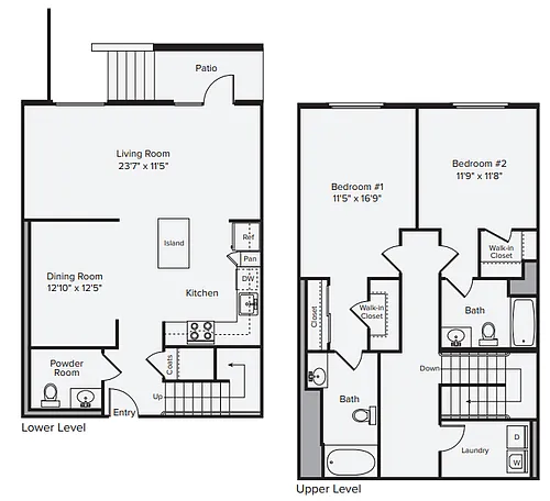 Floor plan 2TH-E01-108