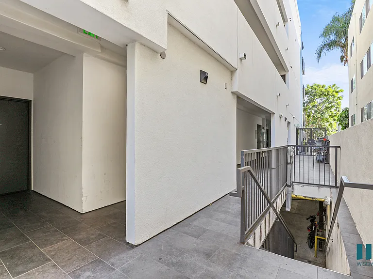 Staircase to the Resident Garage
