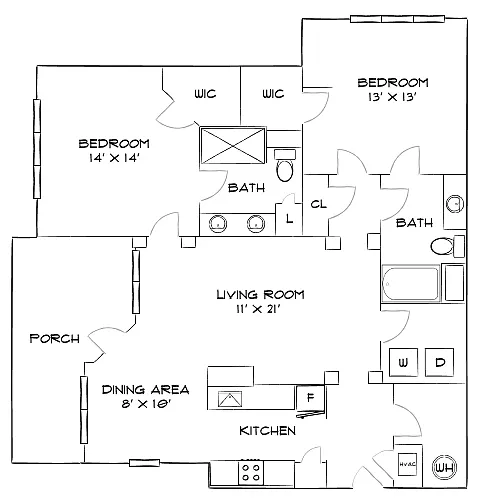 Floor plan Design 2B